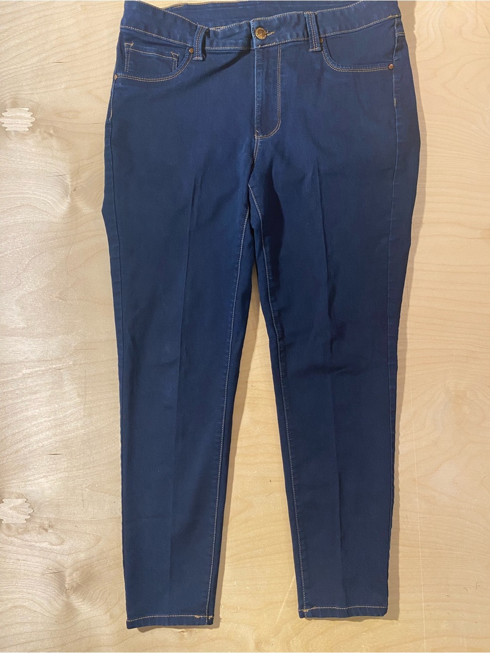 Workshop Republic Clothing Dark Navy Skinny Ankle Jeans 14W (SM)